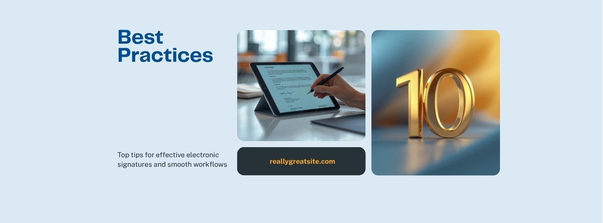 10 טיפים לחתימה אלקטרונית מוצלחת